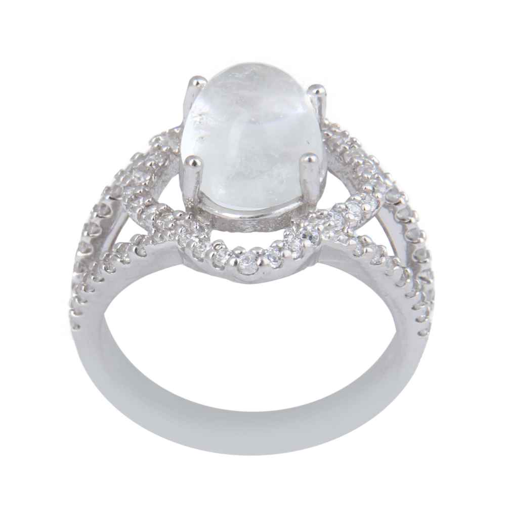 Main image of 女士 Dur-e Najaf 银戒指 订婚款 Bliss Hanieh