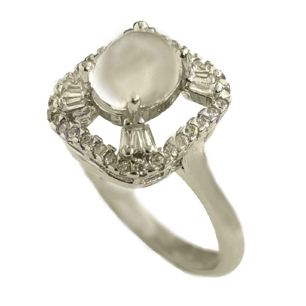 Main image of 女士 Dur-e Najaf 银戒指 订婚款 Bliss Leili