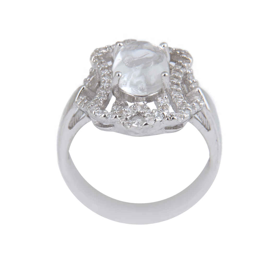 Main image of 女士 Dur-e Najaf 银戒指 订婚款 Bliss Mona