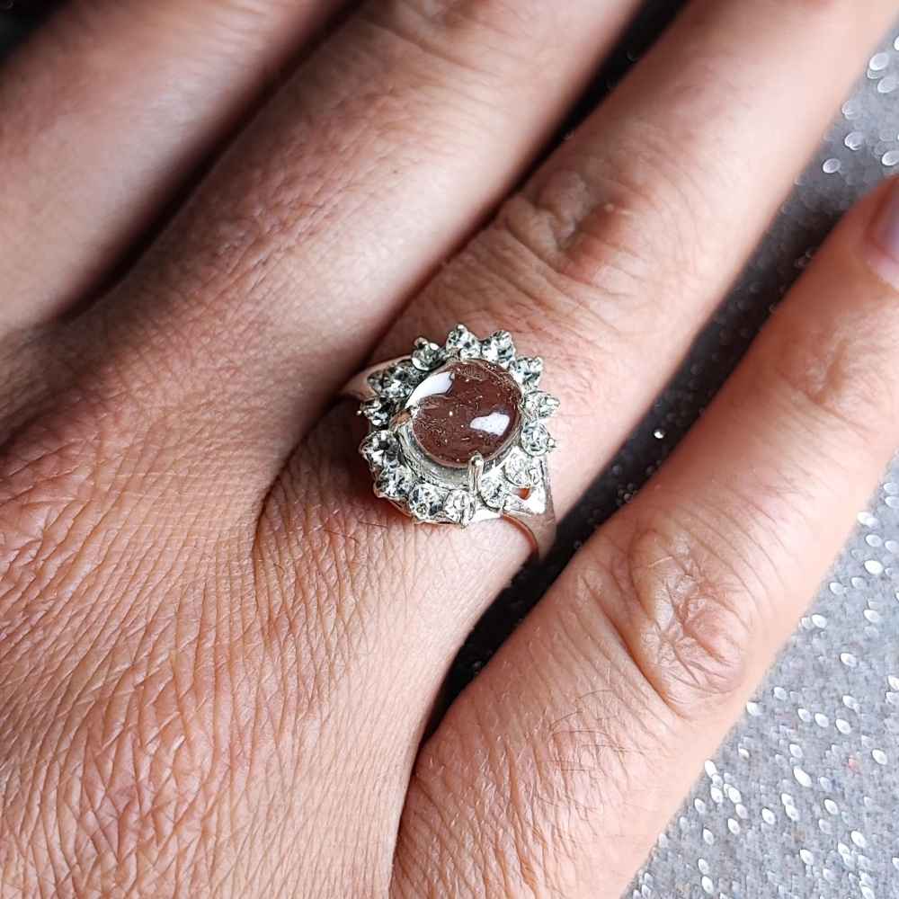 女士 Dur-e Najaf 银戒指 订婚款 Bliss Nasrin