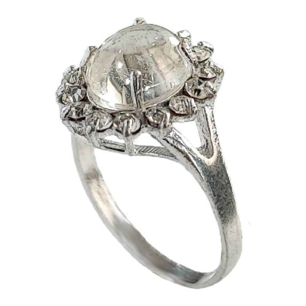 女士 Dur-e Najaf 银戒指 订婚款 Bliss Nasrin