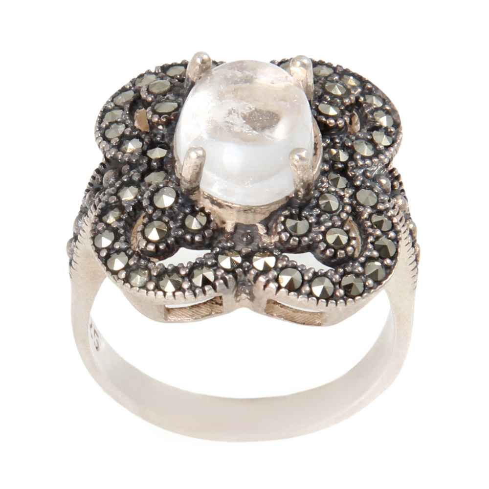 Main image of 女士 Dur-e Najaf 银戒指 手工款 Yeganeh