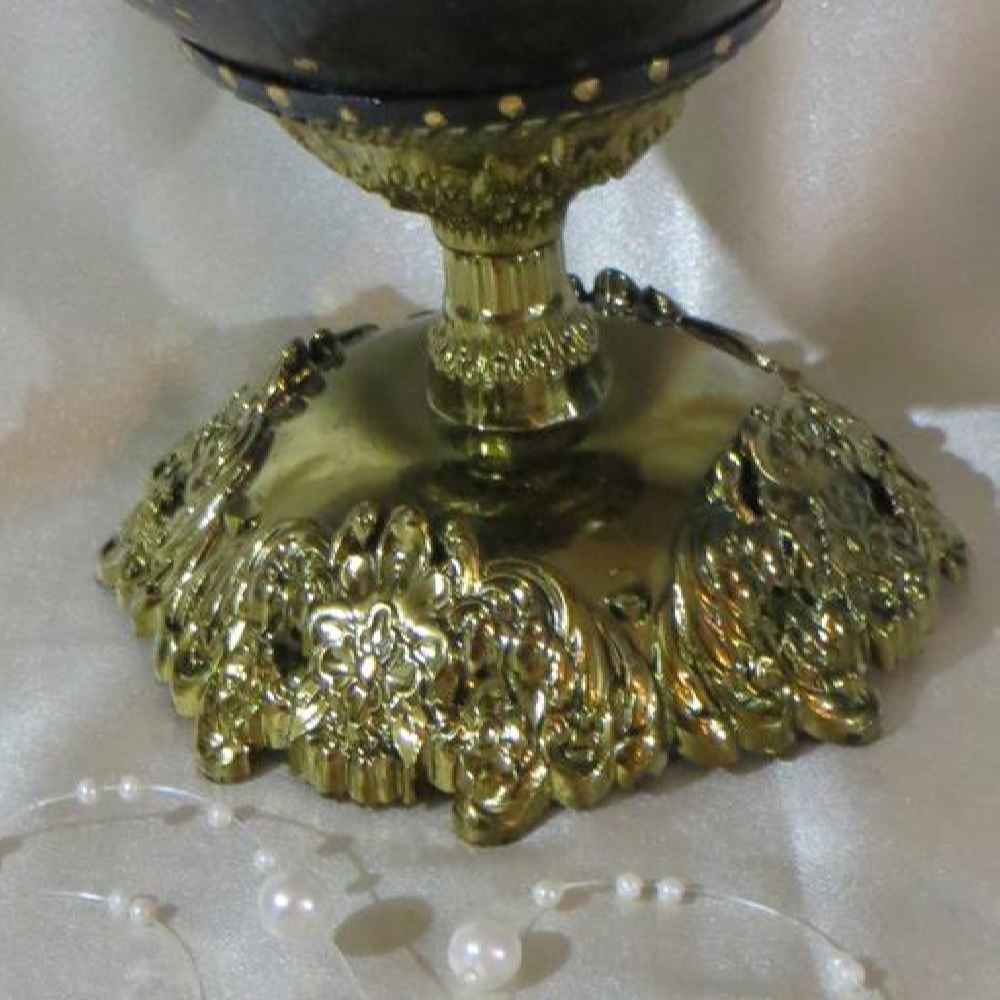 波斯手绘装饰鸵鸟蛋壳 —— 诗歌图案