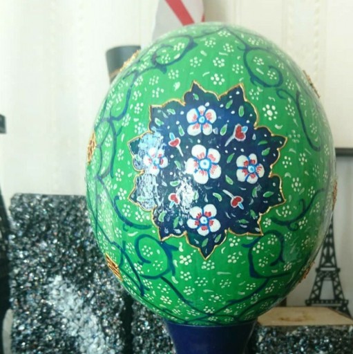 Main image of 波斯手绘装饰鸵鸟蛋壳 —— Tazhib