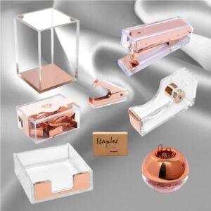 奢华办公桌面收纳套装 – 8件套