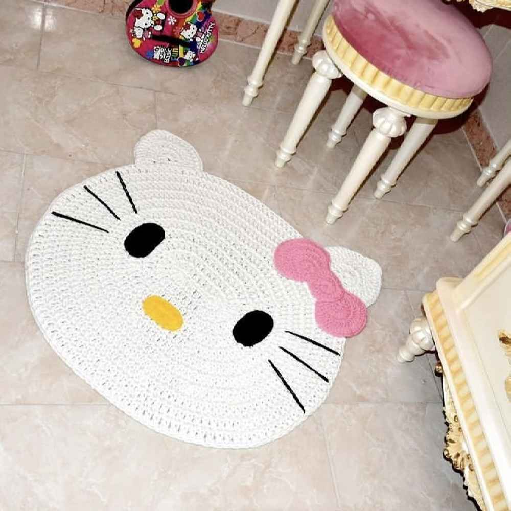 手工编织波西米亚风格地毯——Kitty 设计