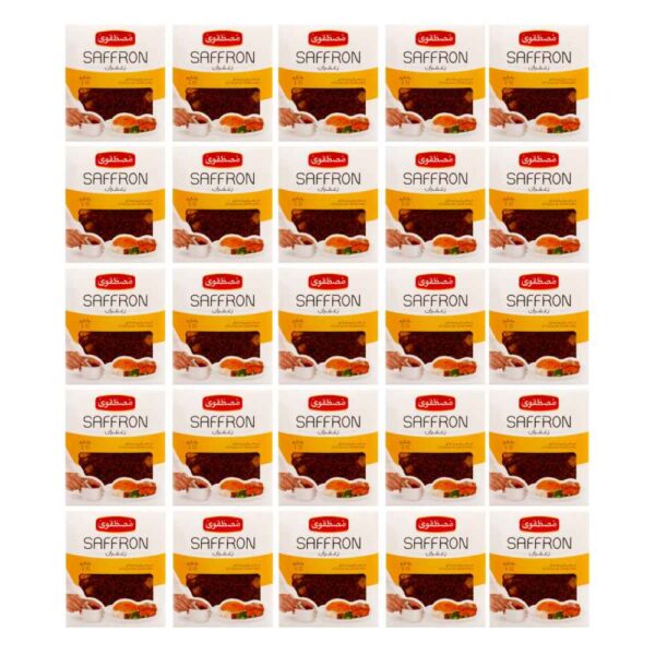 Mostafavi 顶级藏红花 – 正宗伊朗产 – 1克（25份装）