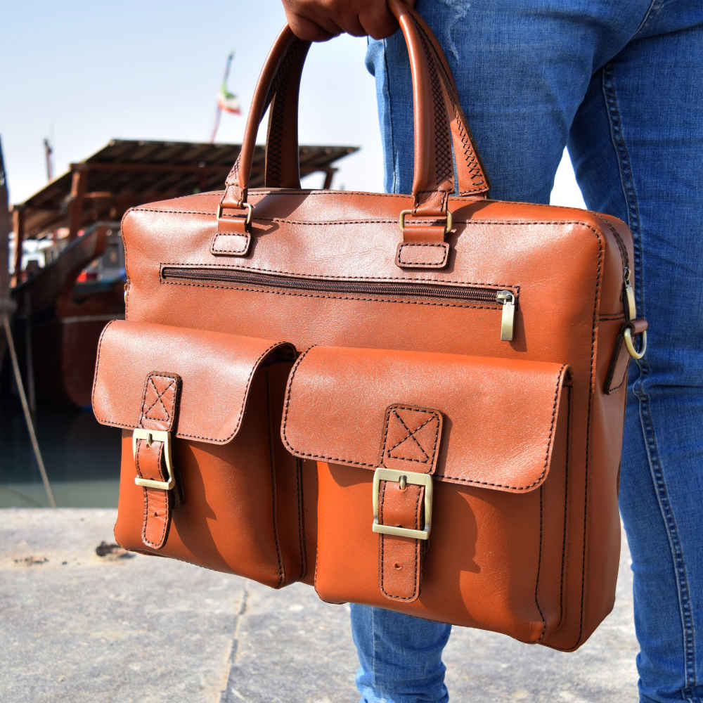 波斯皮革公文包 – Emperor 款