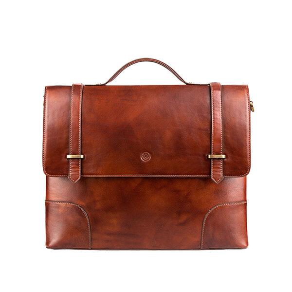 波斯皮革公文包 – Haghi 款