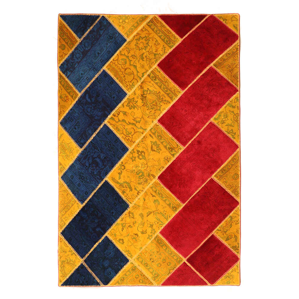 Main image of 复古波斯手工结拼布地毯 Elham