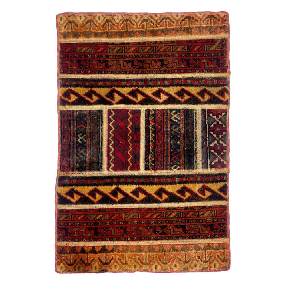 Main image of 复古波斯手工结拼布地毯 Forogh