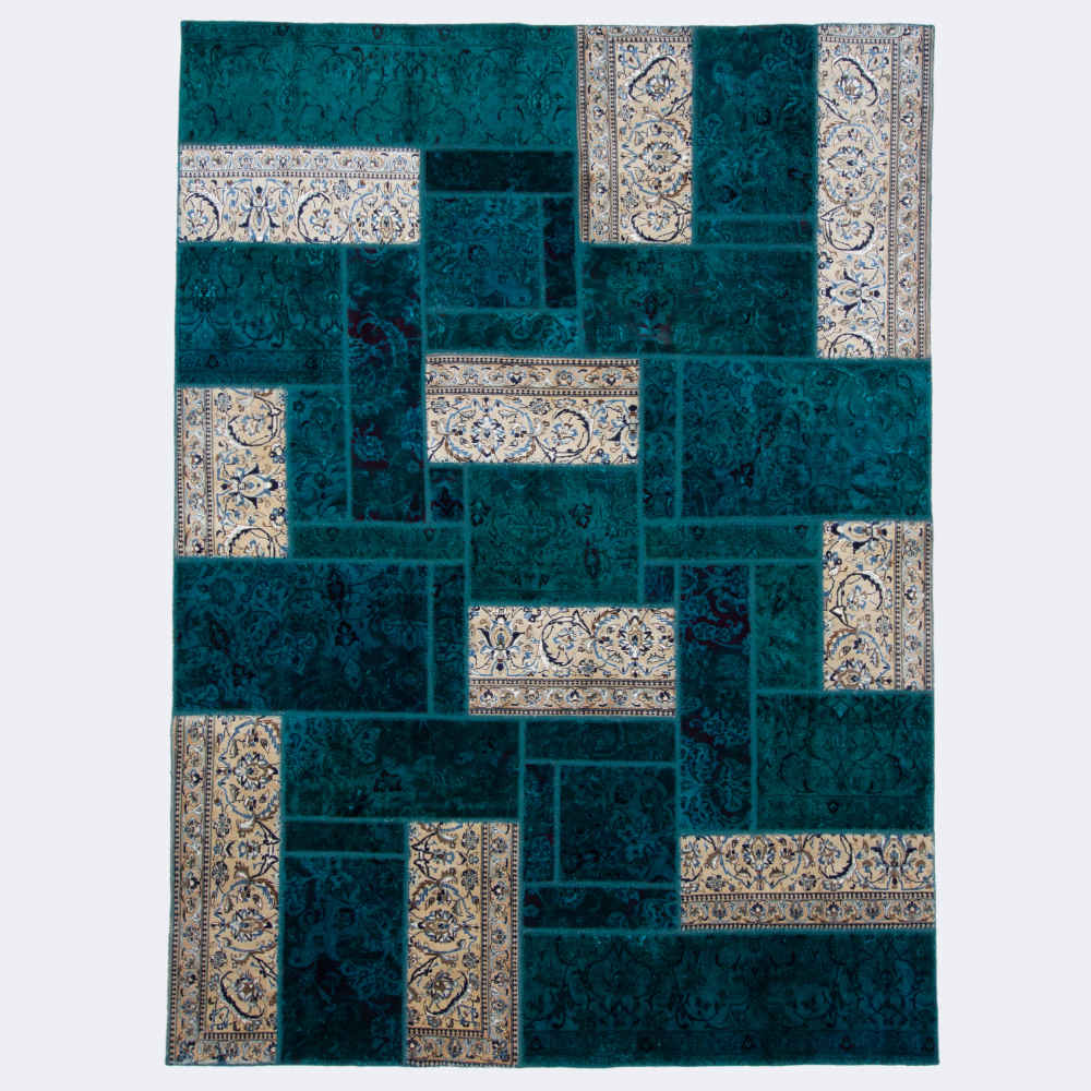 Main image of 复古波斯手工结拼布地毯 Naein