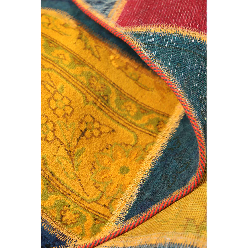 复古波斯手工结拼布地毯 Narges