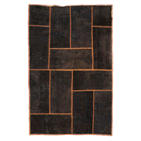 复古波斯手工结拼布地毯 Vina