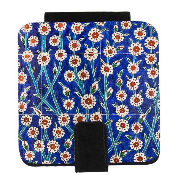 化妆镜，波斯风格花卉图案