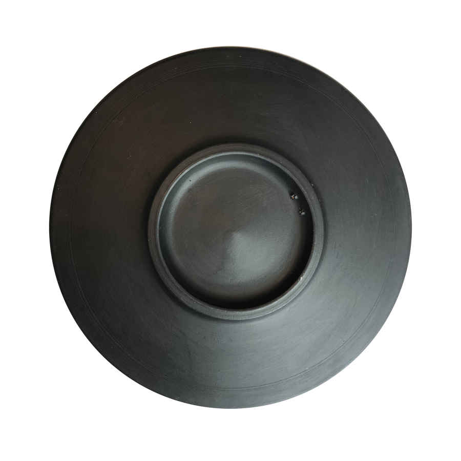 装饰陶瓷盘 手绘点绘艺术 海洋