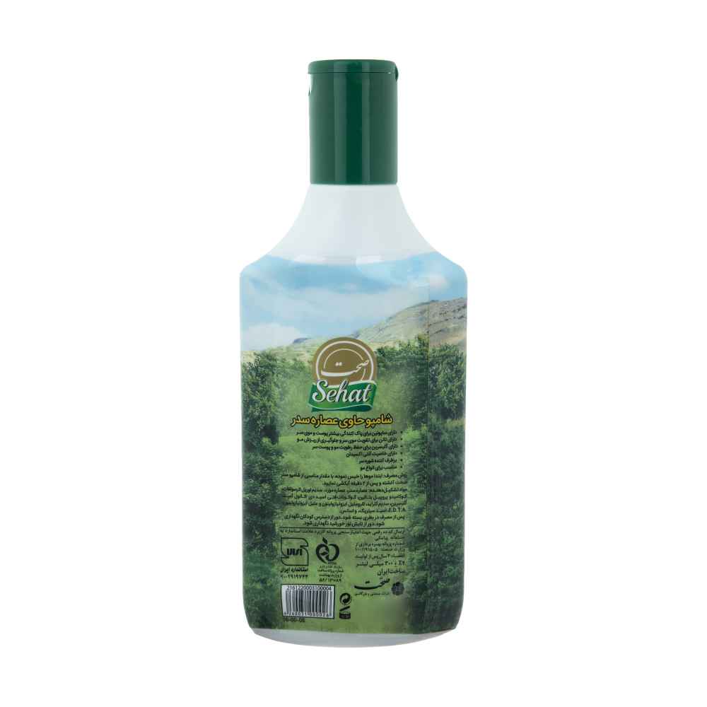 Sehat 雪松洗发水 – 天然护理，适合所有发质（4 瓶装）