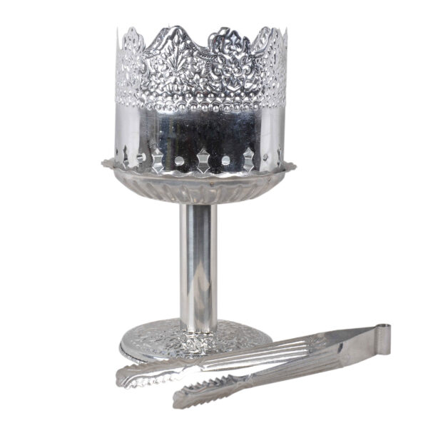 Esfand 与 Bakhoor 烟熏炉 – 经典钢制 Rumi 设计