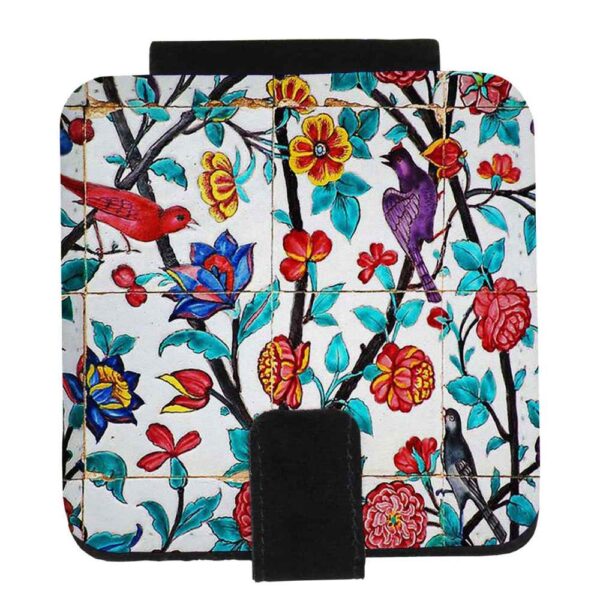 化妆镜，波斯风格 Bouteh 图案