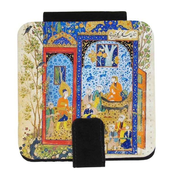 化妆镜，波斯风格微型画艺术