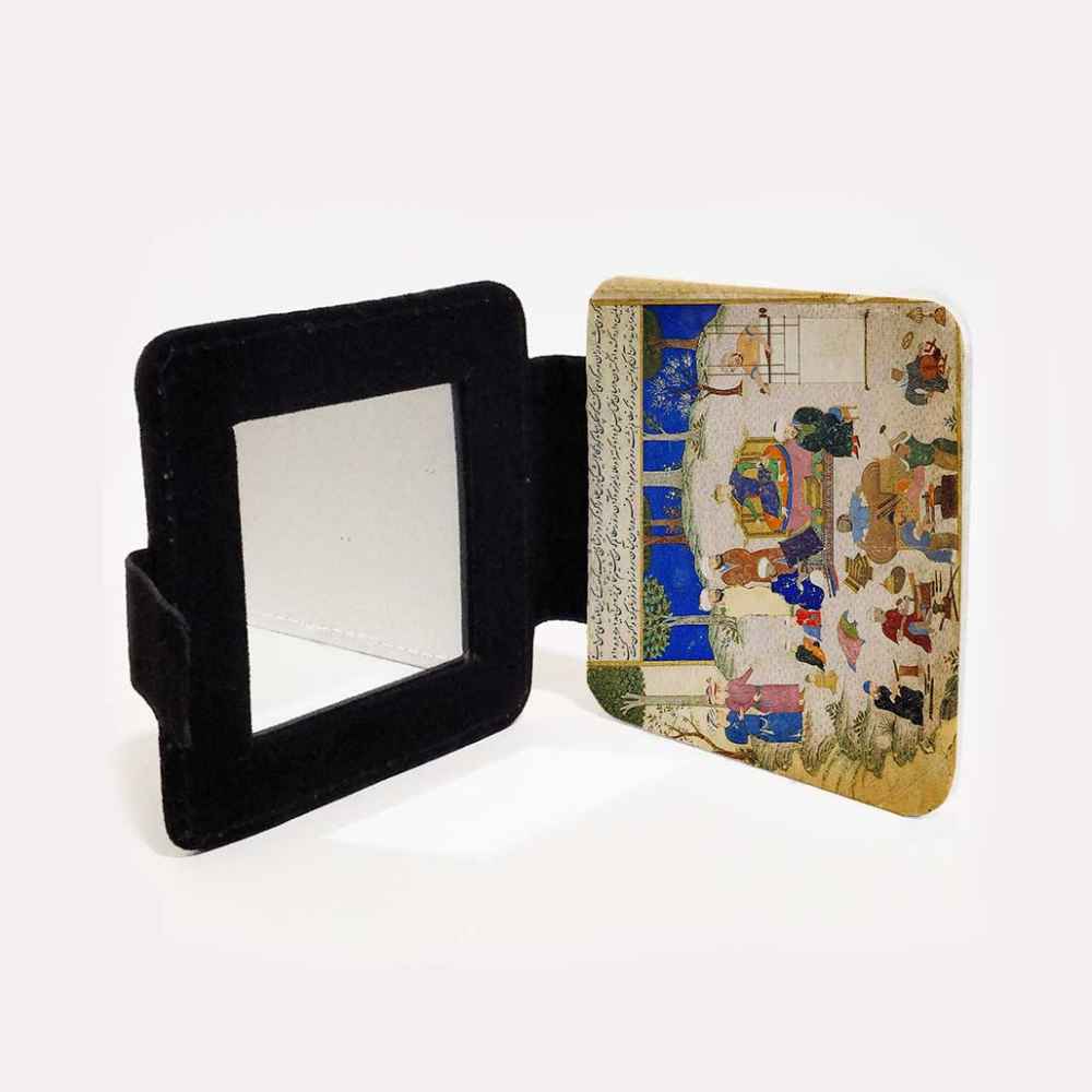 化妆镜,波斯风格 Negar 图案