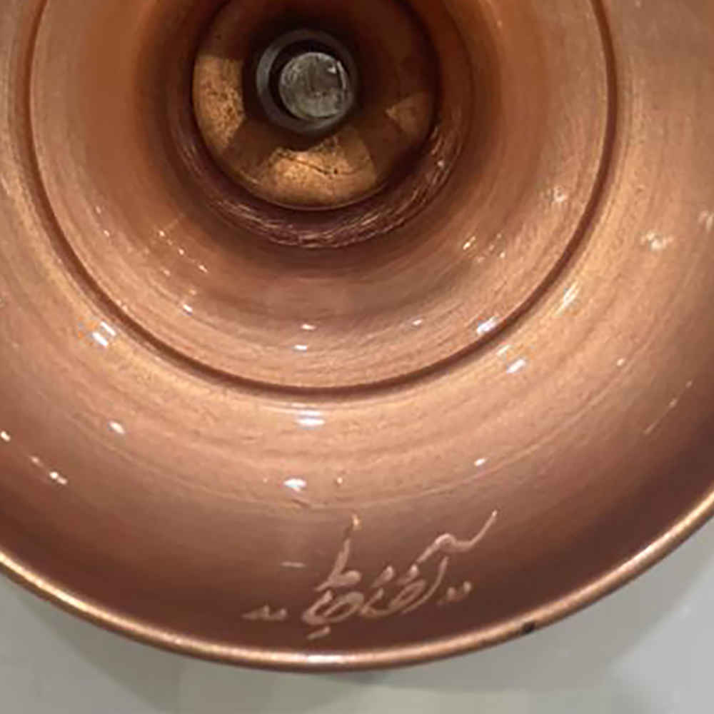 装饰铜瓶 – 波斯手工艺绿松石镶嵌 Shine 款