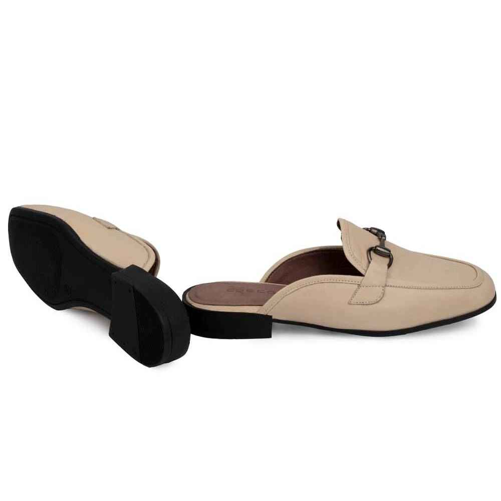 女士天然皮革穆勒鞋 款式:Croco