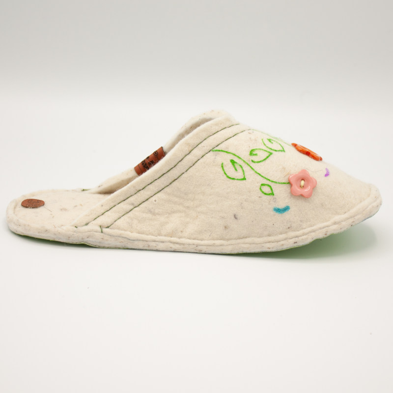 波斯毡拖鞋 – 花卉设计