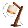 Thumbnail 2: 木质可调节台灯 – 手工制作 N20 款