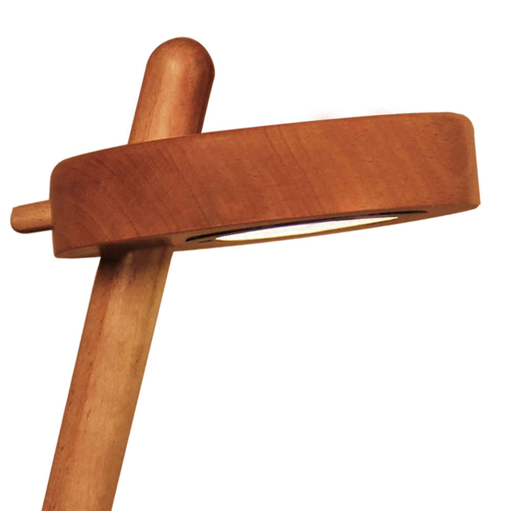 木质可调节台灯 – 手工制作 N27 款