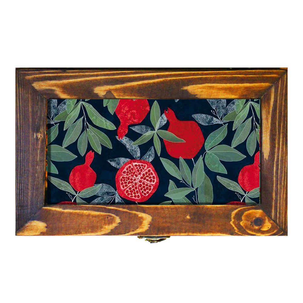 木质餐具收纳箱 阿娜尔款