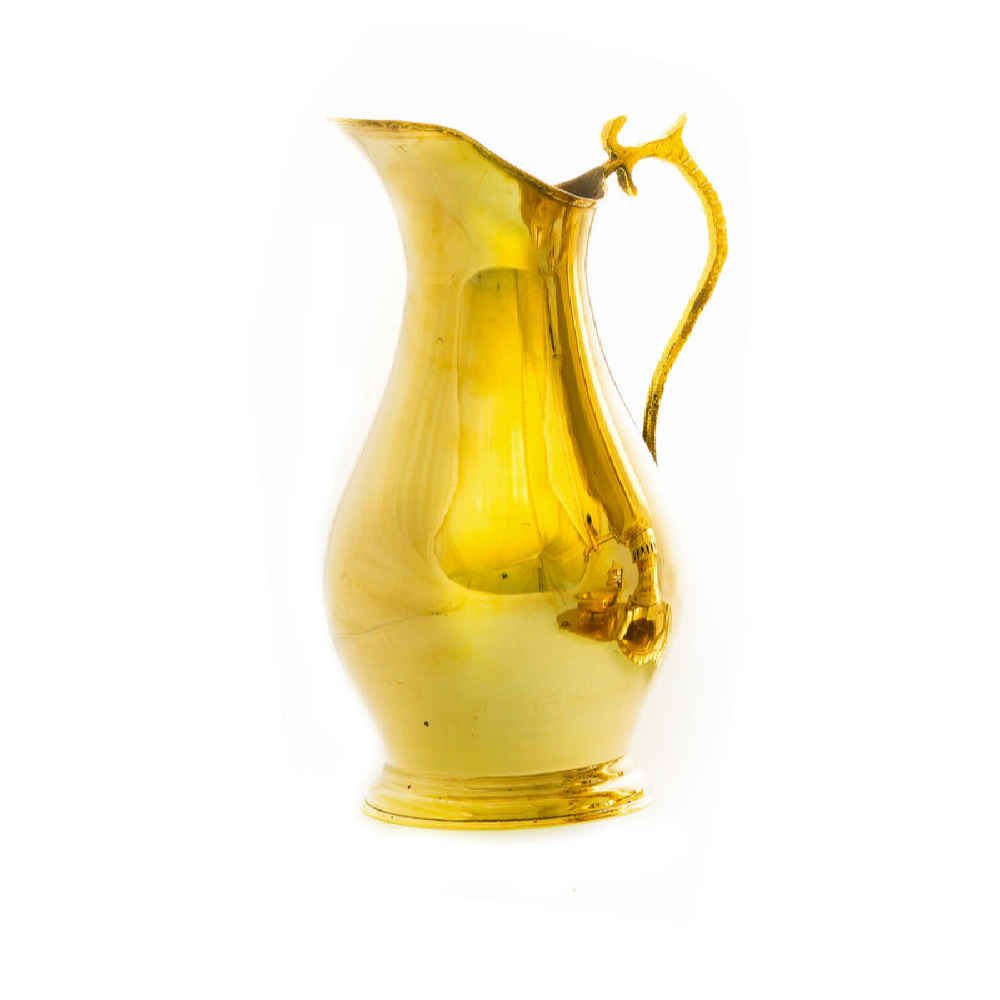 波斯黄铜萨摩瓦装饰炭火茶壶 3 升