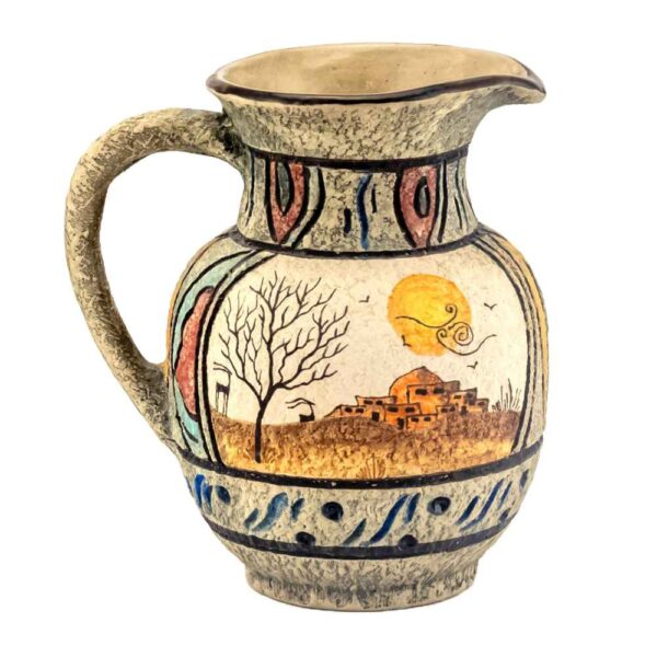 手绘艺术图案陶瓷装饰水壶 Baft 款