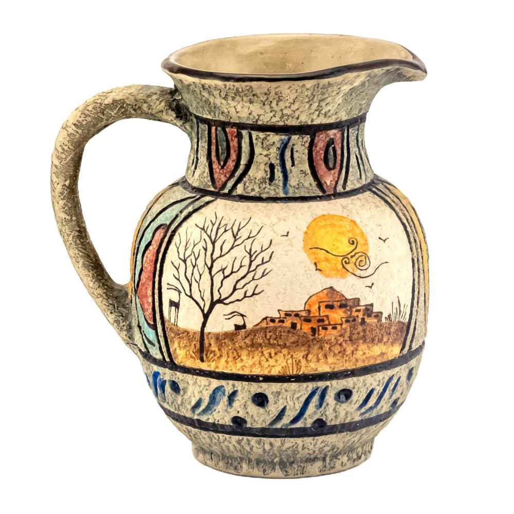 Main image of 手绘艺术图案陶瓷装饰水壶 Baft 款