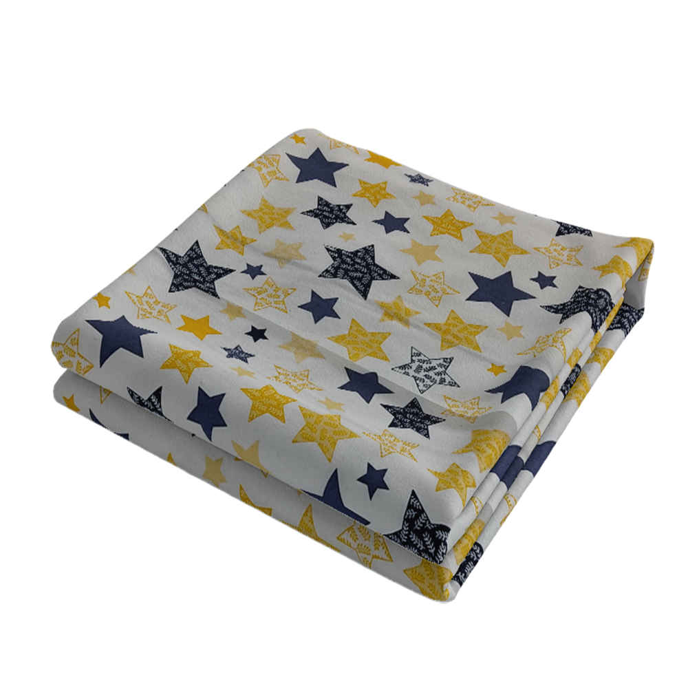 棉涤混纺双人被套 – 超柔软,Stars款