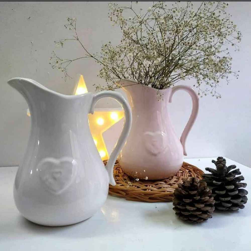 装饰陶瓷壶形花瓶 – Love（爱）款