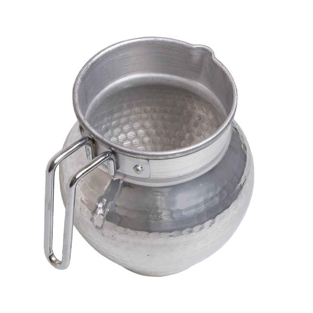 装饰钢壶形花瓶 – 锤纹款