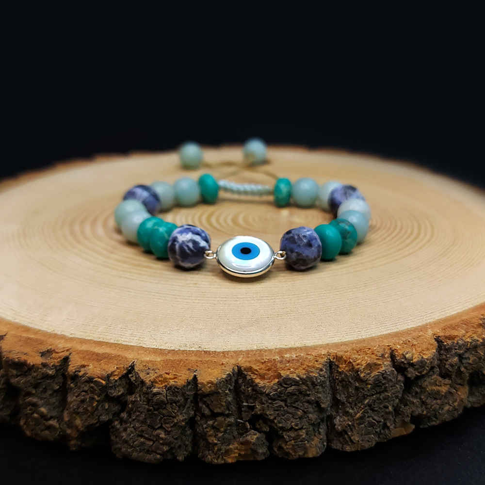 女士串珠手链 – 恶魔之眼设计