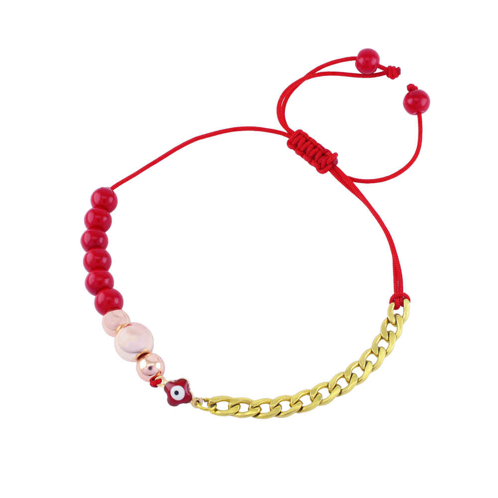 Main image of 女士串珠手链 – 恶魔之眼红色