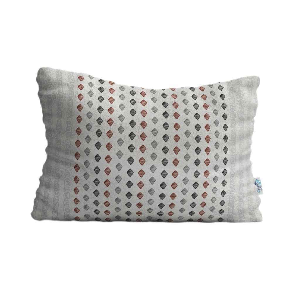 Main image of 舒适床枕 – 天鹅绒套，灰色 Noghteh款（2个）