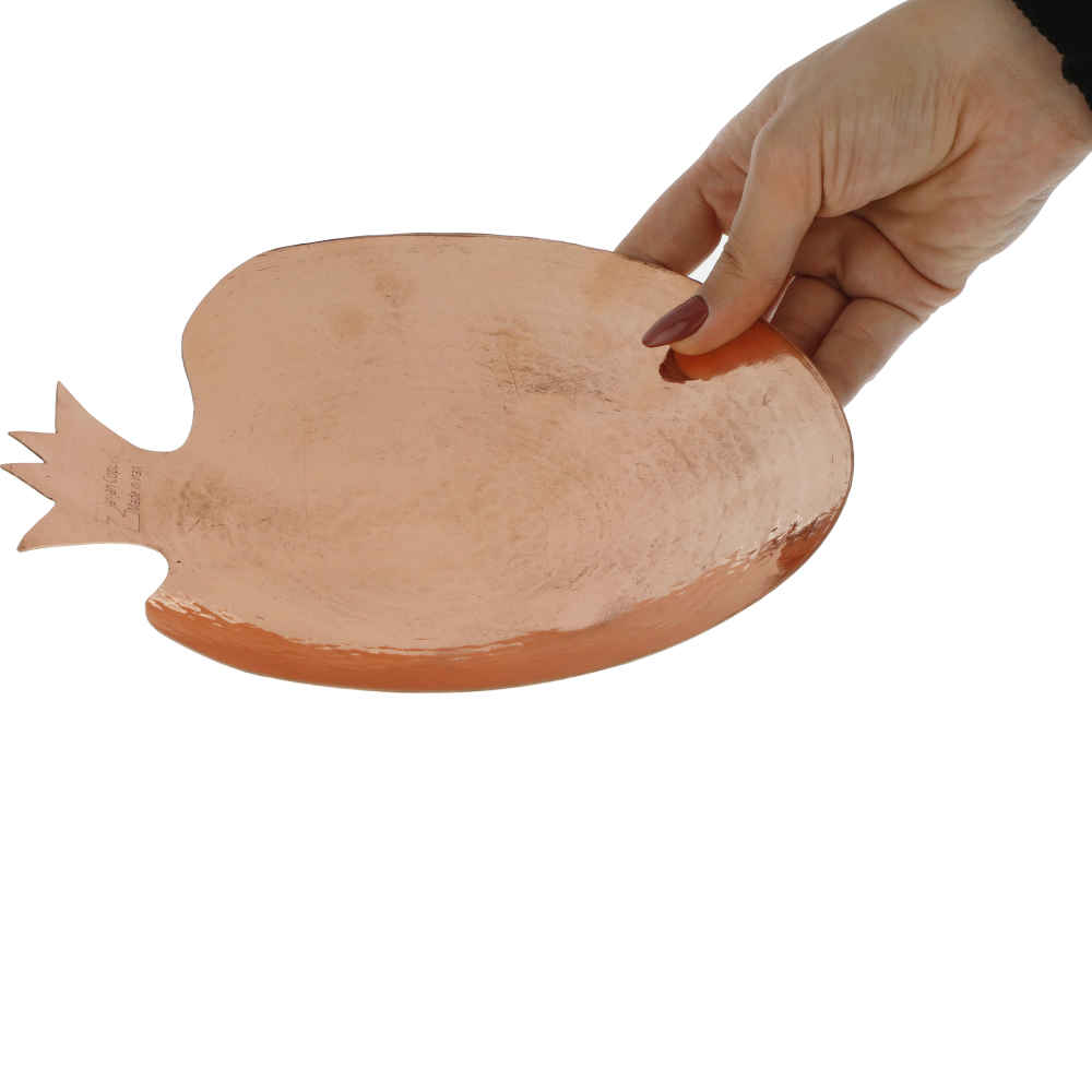 锤纹铜制餐盘 — Atena 款