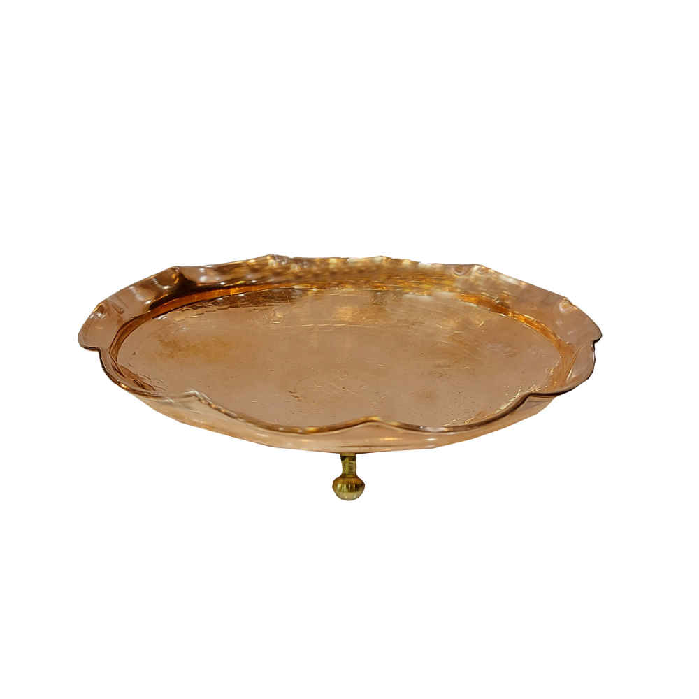 Main image of 波斯锤纹铜制餐盘 — Taban 款