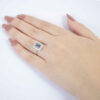 Thumbnail 3: 女款蓝托帕石银戒指 Mahsa