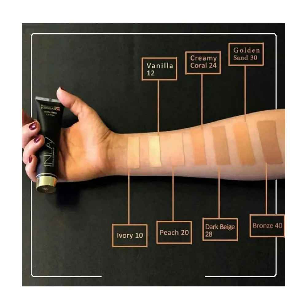 Inlay 无油自然遮瑕粉底（×2）