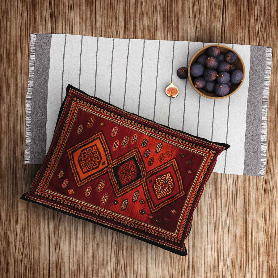 波斯天鹅绒枕套 – 标准尺寸,Gilim款 – 精致触感(2个)