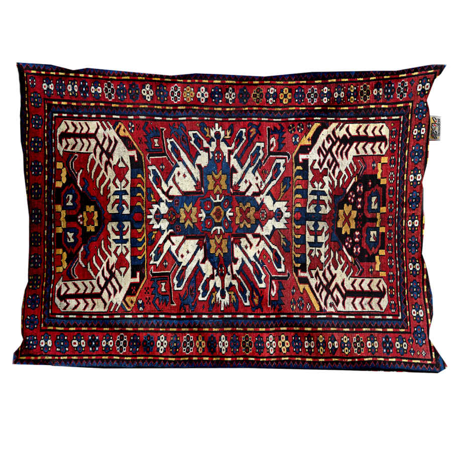 Main image of 波斯天鹅绒枕套 – 标准尺寸，Hezardastan款 – 豪华独特（2个）