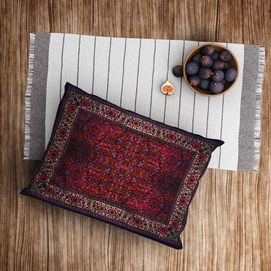 波斯天鹅绒枕套 – 标准尺寸，Negar款 – 丰富纹理（2个）