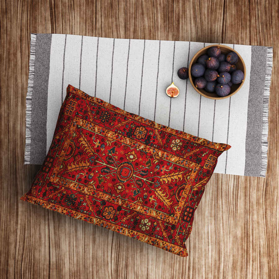 波斯天鹅绒枕套 – 标准尺寸，Panah款 – 精美设计（2个）