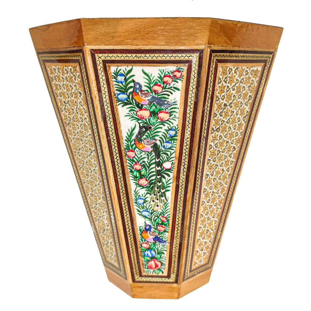 Main image of 波斯木质垃圾桶——Khatamkari 突出设计款