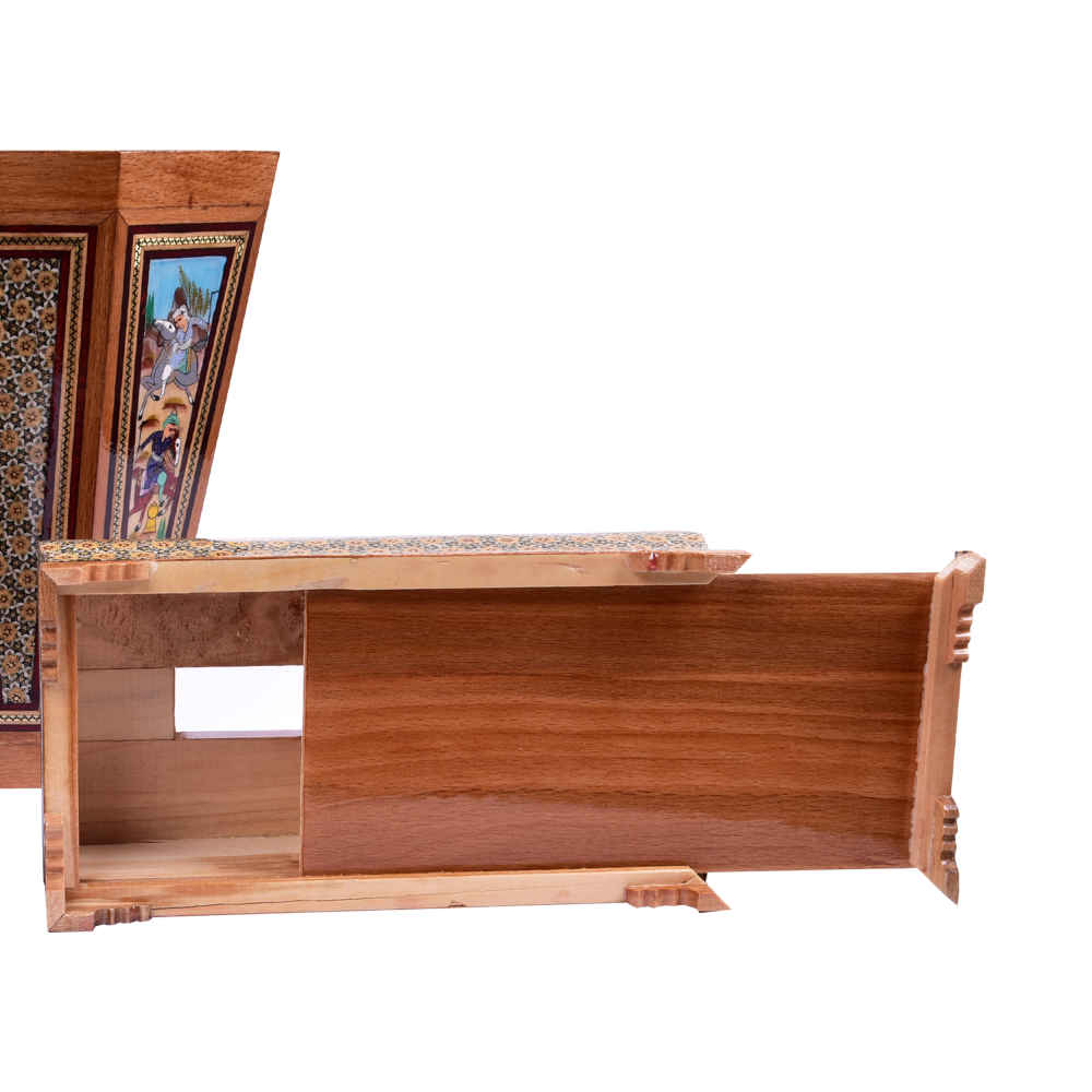 波斯垃圾桶及纸巾盒——Khatamkari 微缩款